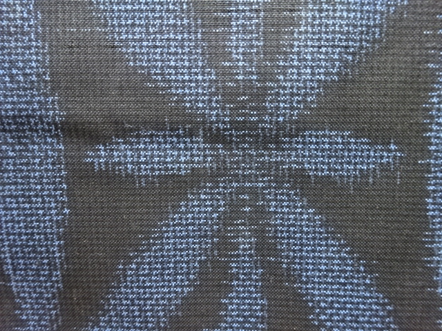 JAPANESE KIMONO / ANTIQUE ABSTRACT PATTERN WOVEN AUTHENTIC MURAYAMA DO